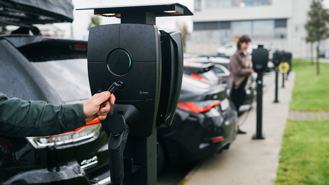 Ladestationen für Elektroautos von oraco